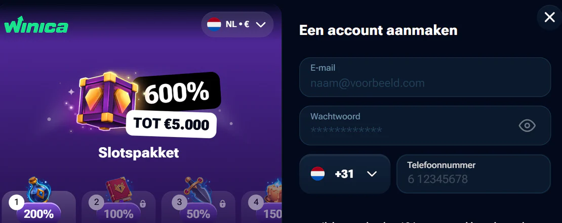 winica casino aanmelden