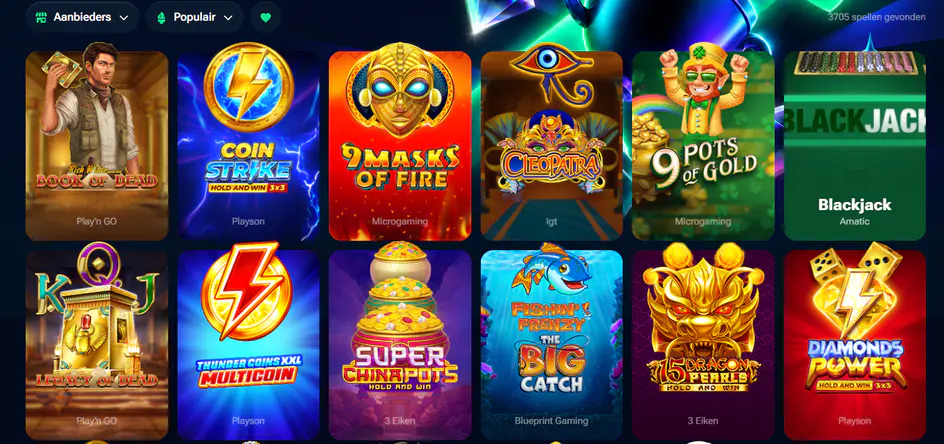 winica casino alle spellen