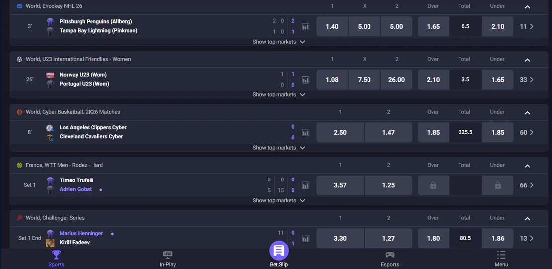 winica casino sportweddenschappen